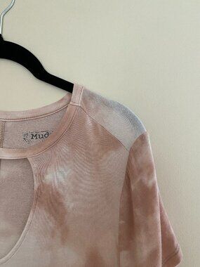 Mudd Pink Tie Dye Top